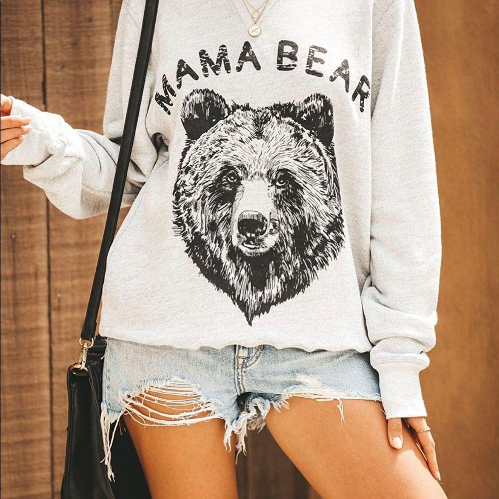 Adorable mama bear sweatshirt available in many sizes